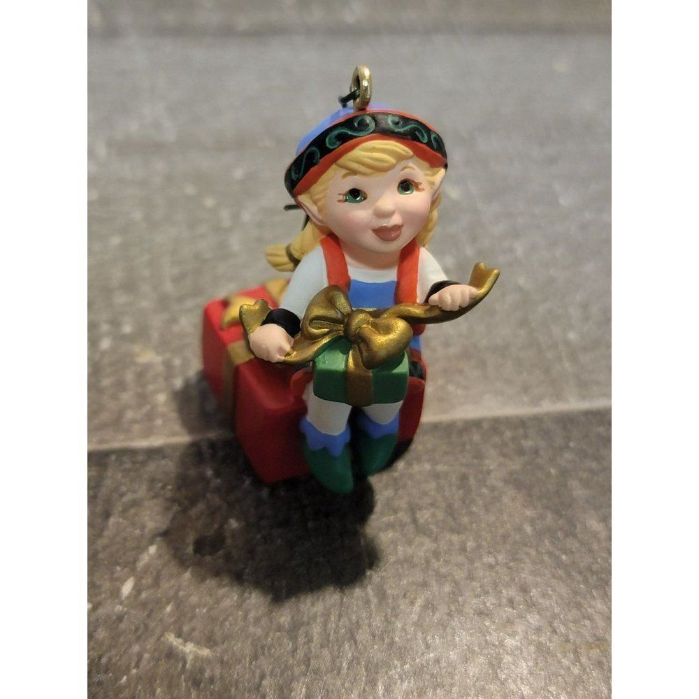 Palmer 2002 curious the elf ornament Xmas Decor gifts